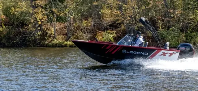 Legend boat on the water