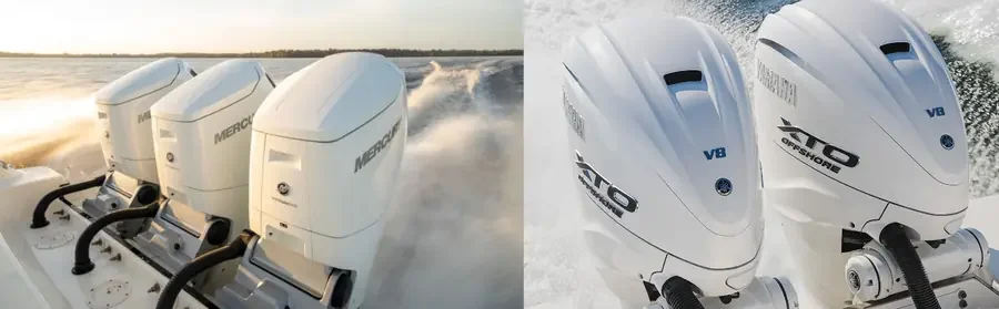 Mercury and Yamaha outboards