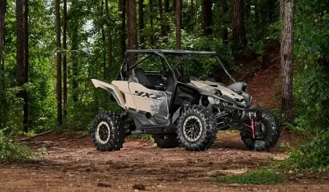 Yamaha YXZ side by side in the forest